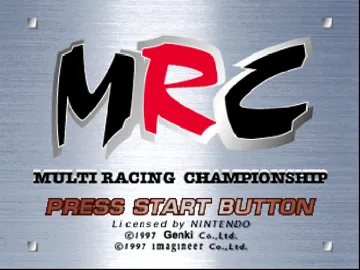 MRC - Multi-Racing Championship (Europe) (En,Fr,De) screen shot title